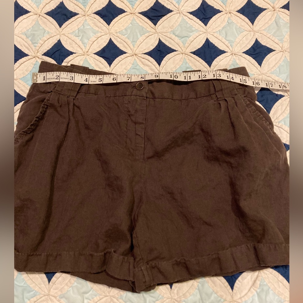 Studio M brown cuffed shirts, sz.8